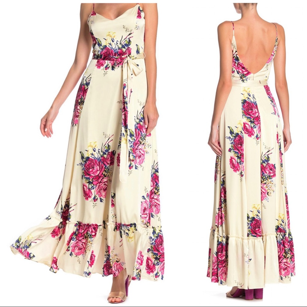 Betsey Johnson Floral Maxi Dress 2
